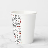 Valentines Day 紙コップ (左)