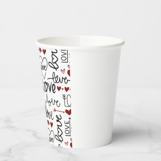 Valentines Day 紙コップ (左)