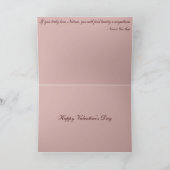Valentine's Day 2012 Wildlife Research Institute シーズンカード (内部)