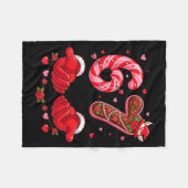 Valentine's Day 67 Hilarious Six Seven Love Meme F フリースブランケット (正面(横))