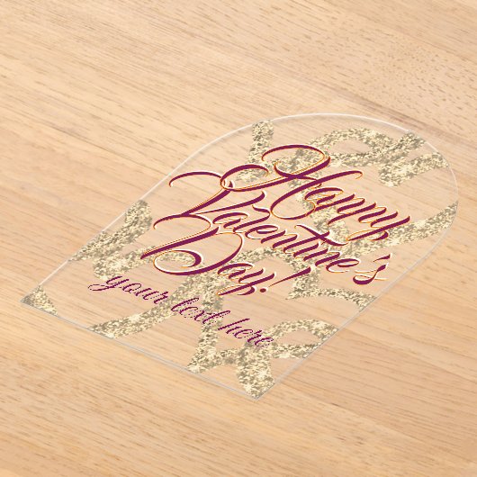 Valentine's Day  Acrylic Invitations アクリル招待状 (レイダウン)