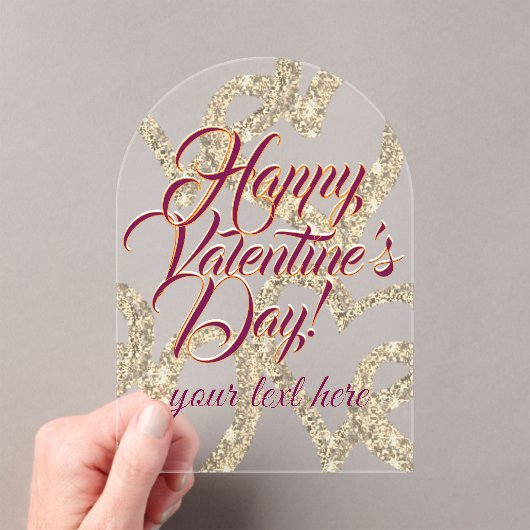 Valentine's Day Acrylic Invitations アクリル招待状 (インサイチュ (ポータブル))