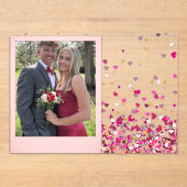 Valentine's Day  Acrylic Invitations アクリル招待状 (正面)