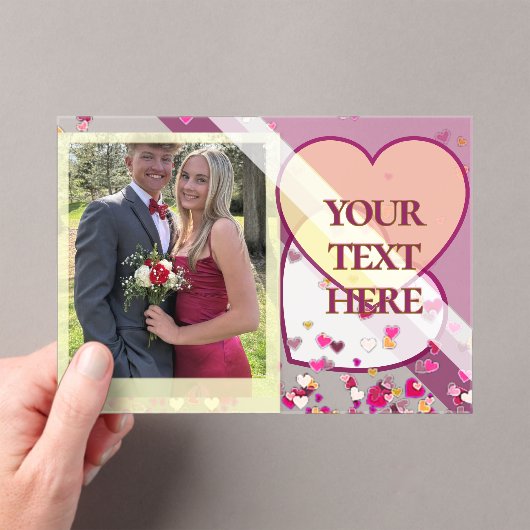 Valentine's Day  Acrylic Invitations アクリル招待状 (インサイチュ (ポータブル))