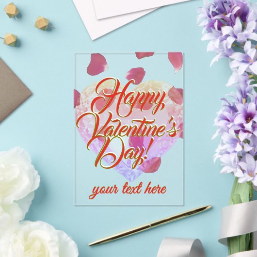 Valentine's Day  Acrylic Invitations アクリル招待状 (インサイチュ (ウェディング))