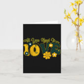 Valentine's Day All You Need Is 10ve Love Funny Me カード (黄色い花)