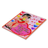 VALENTINES DAY ART TILE LARGE – 特別な贈り物 タイル (側面)
