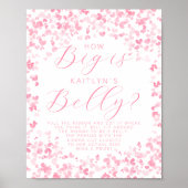 Valentine's Day Baby Shower How Big Is Her Belly? ポスター (正面)
