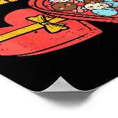 Valentines Day Baby Special Labor Delivery Nurse W ポスター (角)