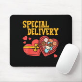 Valentines Day Baby Special Labor Delivery Nurse W マウスパッド (マウス)