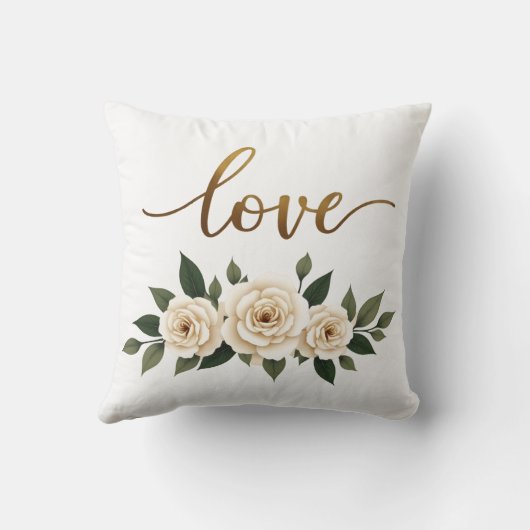 Valentine's Day Be Mine Pillow クッション (裏面)