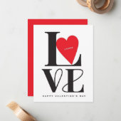 Valentine's Day  Be Mine Valentine's Day Card ノートカード (正面/裏面インサイチュ)