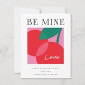 Valentine's Day  Be Mine Valentine's Day Card ノートカード (正面)