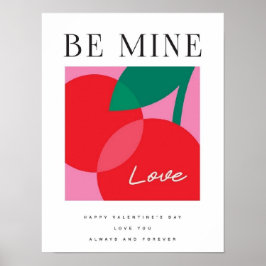 Valentine's Day  Be Mine Valentine's Day Card ポスター