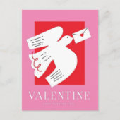 Valentine's Day  Be Mine Valentine's Day Card ポストカード (正面)