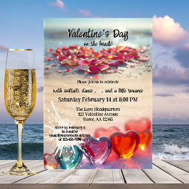 Valentine's Day Beach Party 招待状