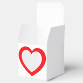 Valentine's Day Birthday Cake Customizable Candles フェイバーボックス (オープン)