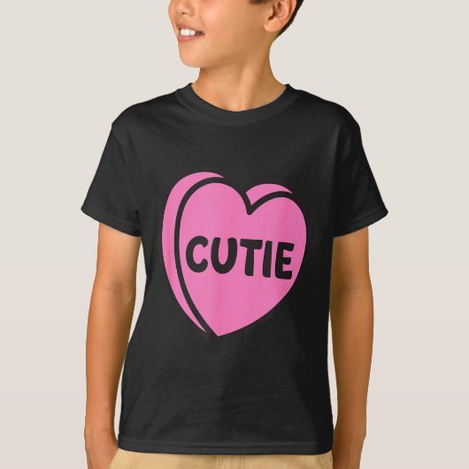 Valentines Day Candy Sweet Hearts Love Cutie Tシャツ (正面)