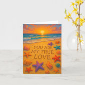 Valentine's Day Card カード (黄色い花)