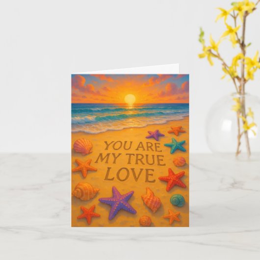 Valentine's Day Card カード (黄色い花)