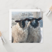 Valentine's Day Card カード (正面/裏面インサイチュ)