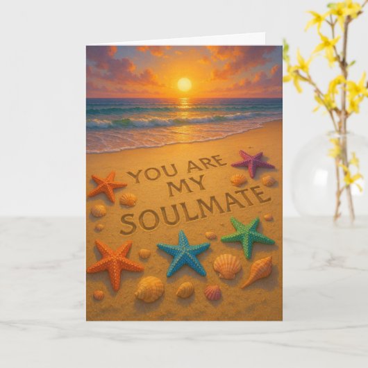 Valentine's Day Card カード (黄色い花)