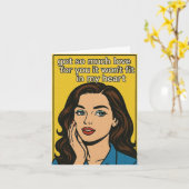 Valentine's Day Card カード (黄色い花)