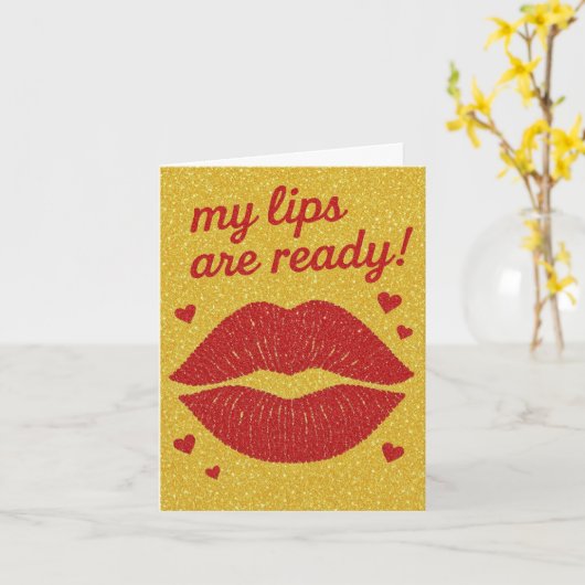 Valentine's Day Card カード (黄色い花)