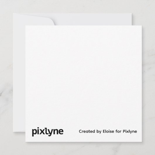 Valentines Day Card by Eloise Pixlyne カード (裏面)