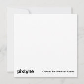 Valentines Day Card by Eloise Pixlyne シーズンカード (裏面)