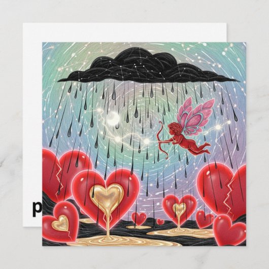 Valentines Day Card by Obso 5 Pixlyne シーズンカード (正面/裏面)