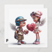 Valentines Day Card by Roombirth 2 Pixlyne シーズンカード (正面/裏面)