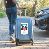 Valentines Day Card Friends Panda Heart シール (スーツケースインサイチュ)