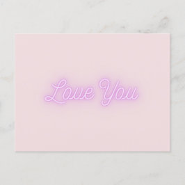 Valentines Day Card "Love You" ポストカード