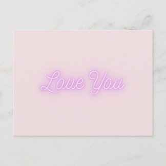 Valentines Day Card "Love You" ポストカード