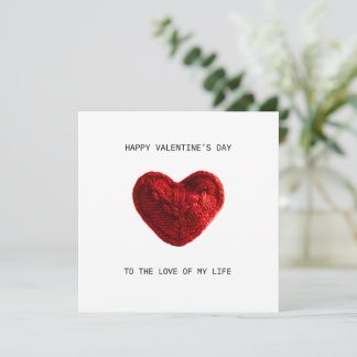 VALENTINES DAY CARD to the love of my life カード