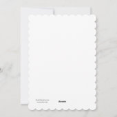 Valentine's Day card with Bear and custom text シーズンカード (裏面)