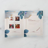 Valentine's Day Card with Butterflies and Flowers シーズンカード (内部)