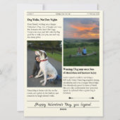 valentines day cards Great Dane irony  シーズンカード (裏面)