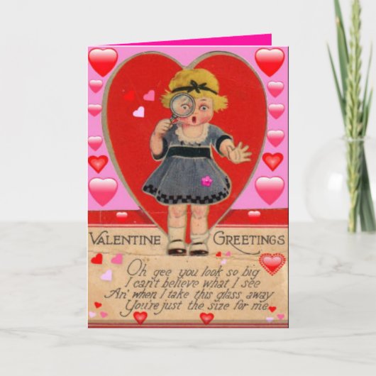 VALENTINES DAY CARDS - VALENTINES創造- LOVE シーズンカード (正面)