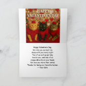 Valentine's Day Cat From Your Cat カード (内部)