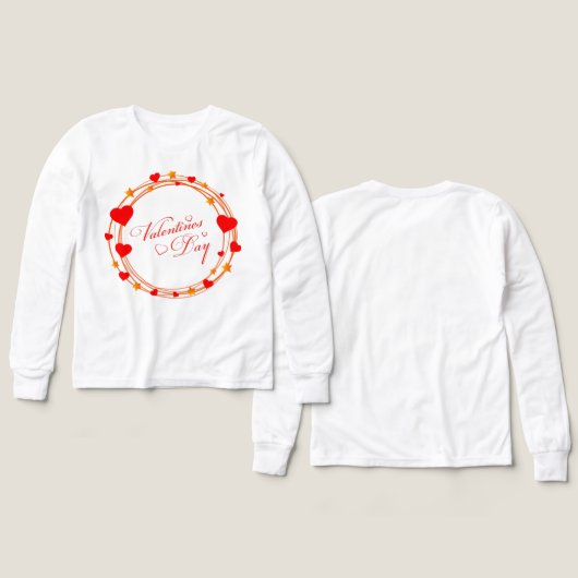 Valentine's Day Circle Design-25695 (デザイン 正面＆背面)