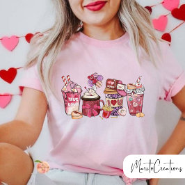 Valentine's Day Coffe, Valentine's Day Woman, Love Tシャツ