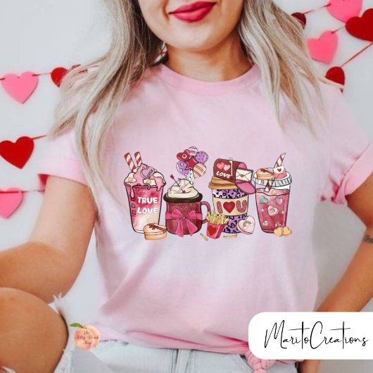Valentine's Day Coffe, Valentine's Day Woman, Love Tシャツ