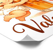 Valentine's Day Coffee Is My Valentine Coffee Love ポスター (角)