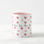 Valentine's Day Coffee Mugs Pink Theme マグカップ (中央)
