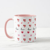 Valentine's Day Coffee Mugs Pink Theme マグカップ (左)