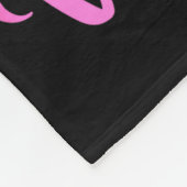 Valentine's Day Couple - Pancakes Are My Valentine フリースブランケット (角)