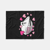 Valentines Day Cruise 2026 Cruise Husband Wife Mat フリースブランケット (正面(横))