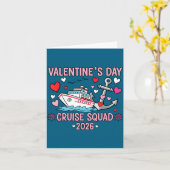 Valentines Day Cruise 2026 Matching Family Couples カード (黄色い花)